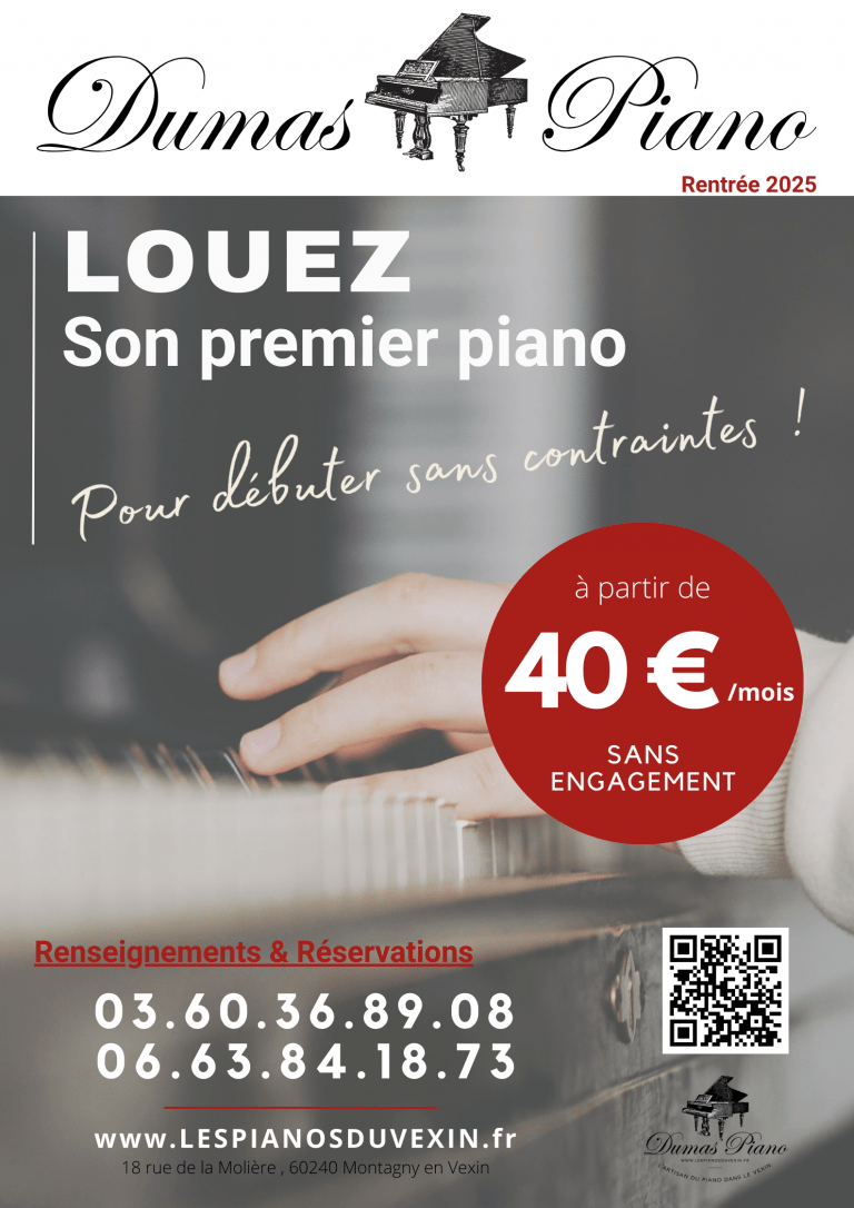 rentrée 2025 location piano | Dumas Piano
