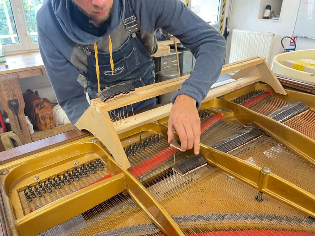 Pleyel 3 bis Samson François | Retrait des étouffoirs | Dumas Piano
