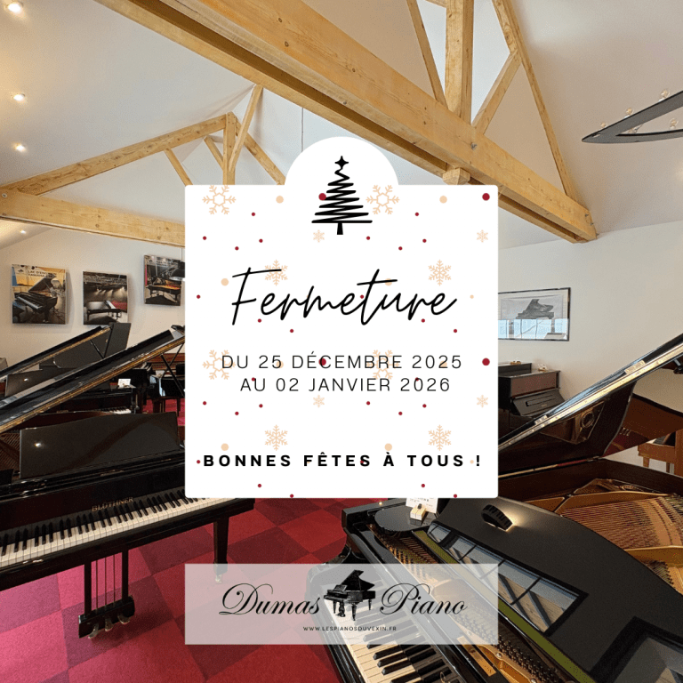Fermeture Dumas Piano Noël 2025