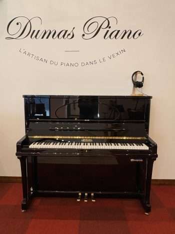 Piano droit Erard laqué noir système silencieux | Dumas Piano